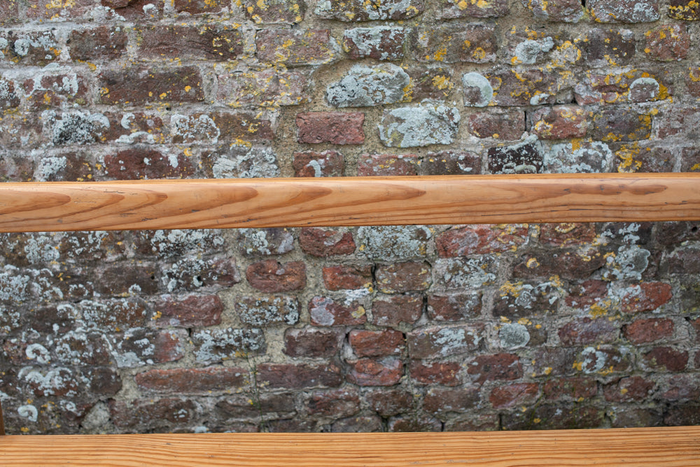 19th Century Pitch Pine Methodist Church Pew Bench from Woodford Chapel, Cornwall