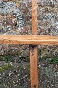 19th Century Pitch Pine Methodist Church Pew Bench from Woodford Chapel, Cornwall