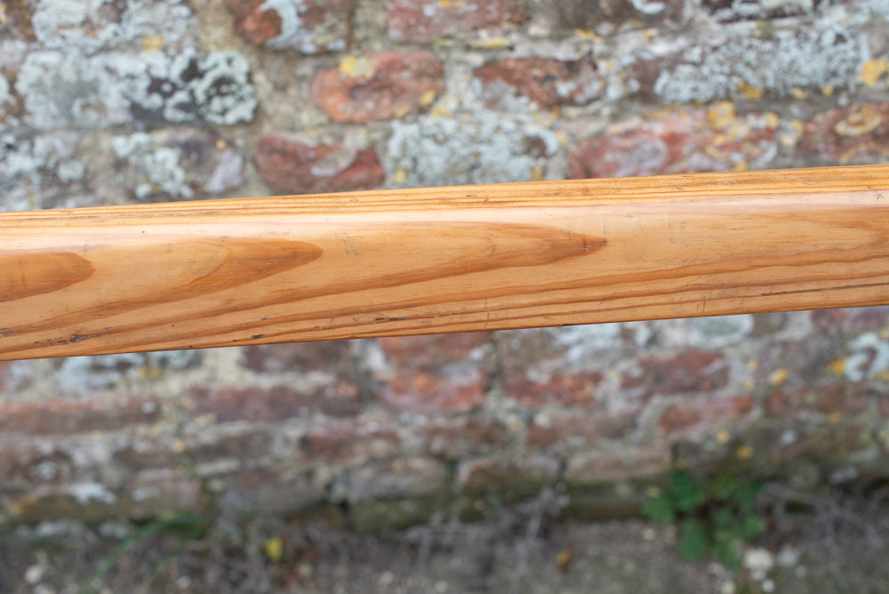 19th Century Pitch Pine Methodist Church Pew Bench from Woodford Chapel, Cornwall