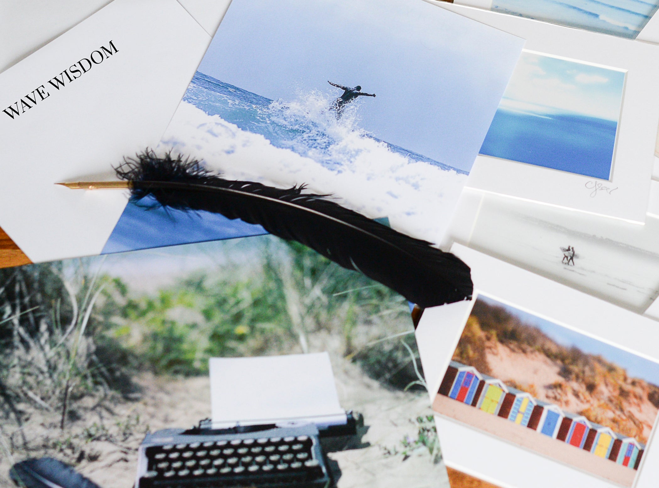A Wave Wisdom Letter - A written bespoke letter accompanied by artwork